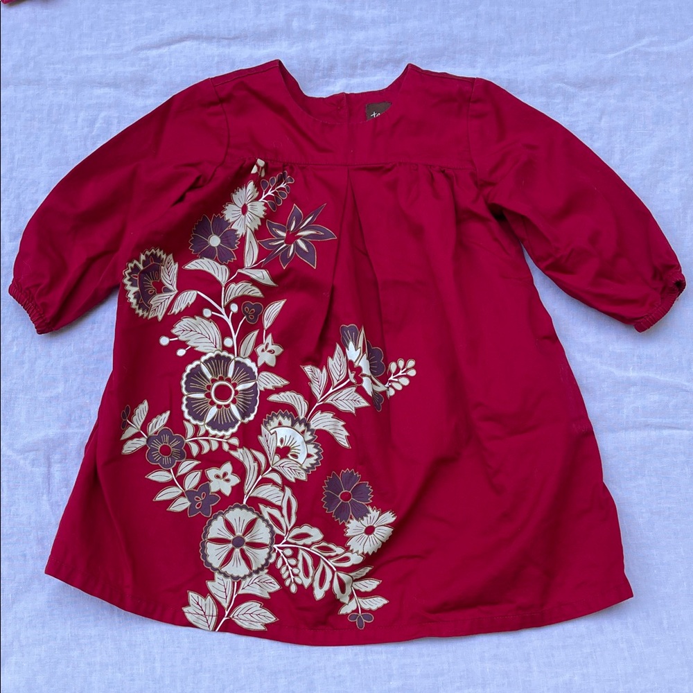 Tea Collection poplin holiday dress